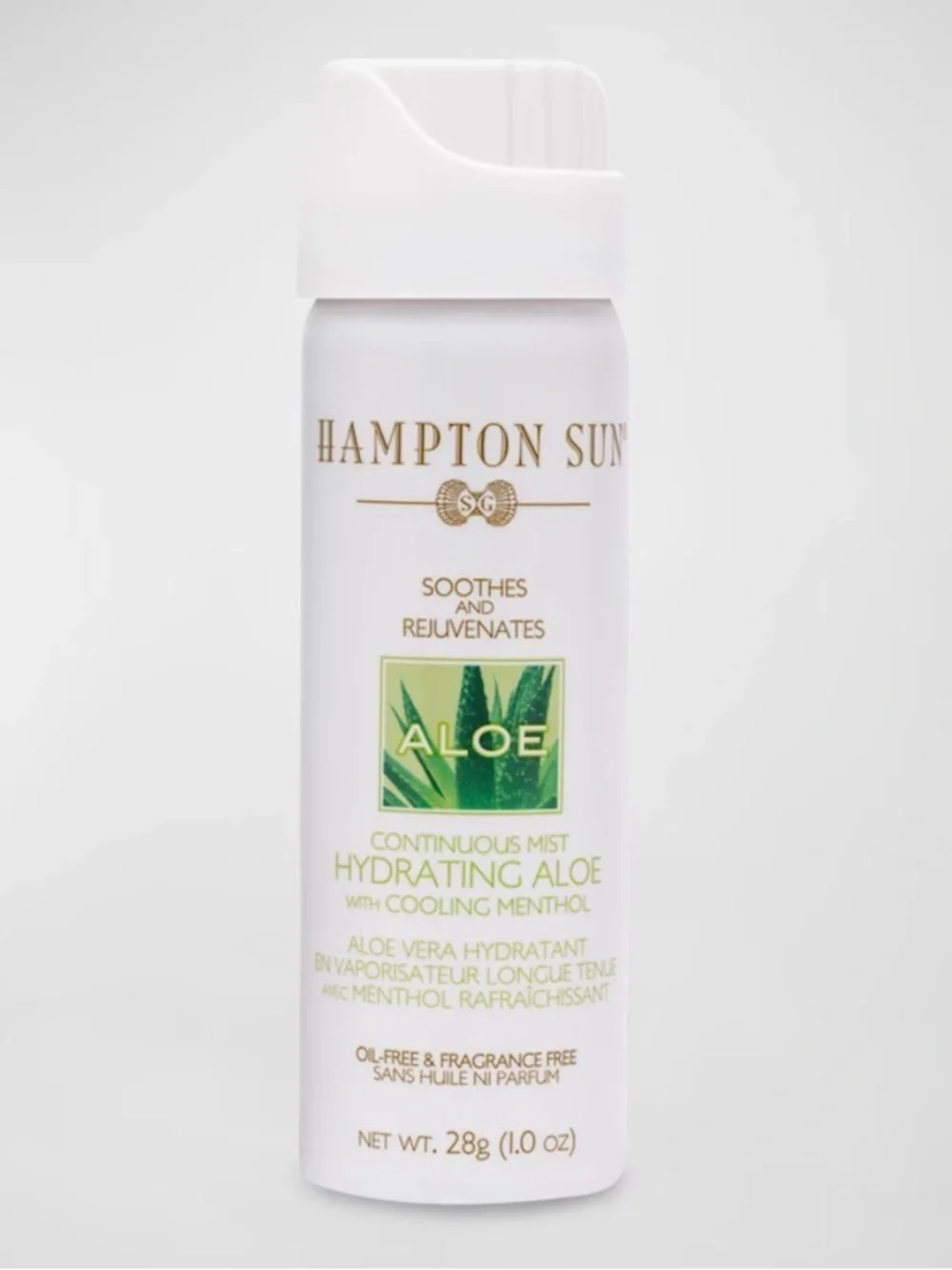 Hampton sun Hydrating Aloe Continuous Mist - White